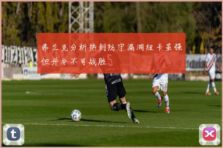 弗兰克分析热刺防守漏洞纽卡虽强但并非不可战胜